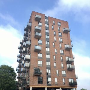 Aan De Rijnstraat In Den Bosch Staat Het 13 Bouwlagen Tellende Appartementencomplex Rijnstraat