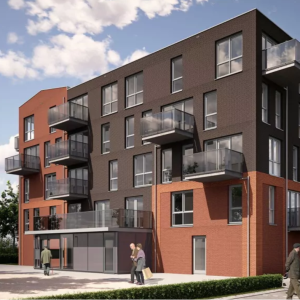 Impressie Van Het Appartementsgebouw Filadelfia Delfzijl