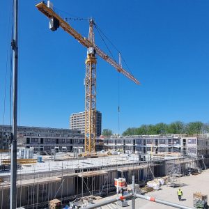 Zicht Op Bouwplaats Steenzicht Den Haag